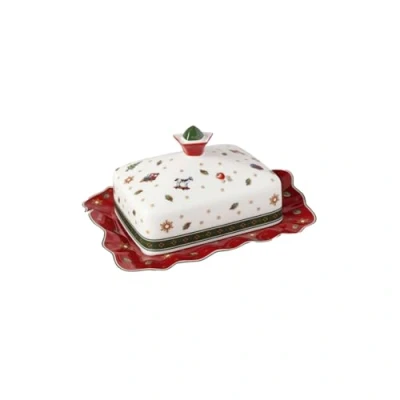 Image of Villeroy &amp; Boch Toy&#039;s Delight Butter Dish, 19 x 16 11.5 cm, Hard Porcelain, Hand wash, Dish for brunches and Parties