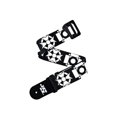 Image of D&#039;Addario Joe Satriani Swivel Guitar Strap, Crosses