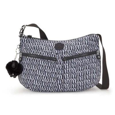 Image of Kipling IZELLAH Medium crossbody, Holiday Waves (Blue)