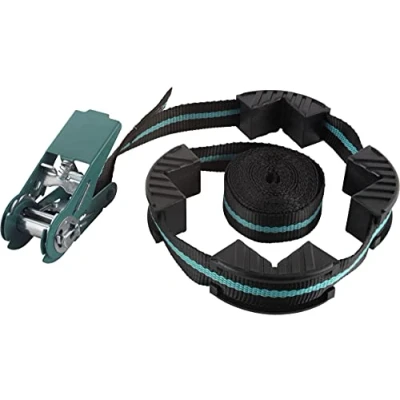 Image of wolfcraft Ratchet Belt clamp with clamping jaws I 3441000 For multifunctional use: as a normal tie down or frame