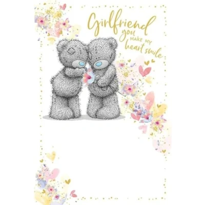 Image of Me To You Bear Girlfriend Birthday Card,6 X 9 inch