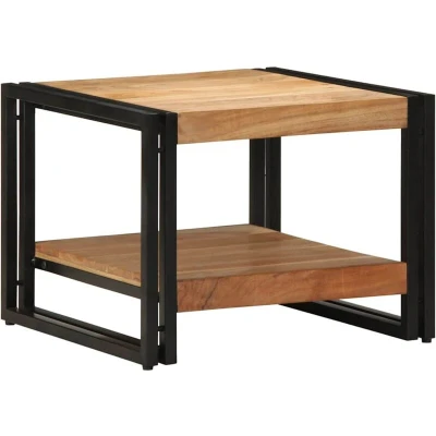 Image of vidaXL Coffee Table 50x50x38 cm Solid Wood Acacia
