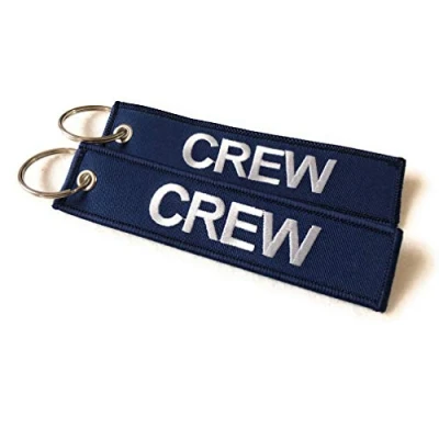 Image of Crew Luggage Tag Navy/White Set of 2 Aviamart®