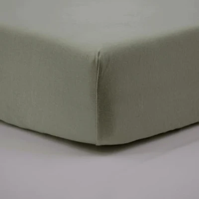 Image of BabyCalin Fitted Sheet 60x120x15cm Green certified OEKO TEX