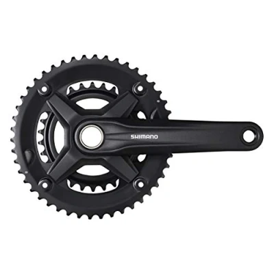Image of Shimano Altus FC MT210 chainset 46/30, 9 speed, black, 170 mm, w/o chainguard