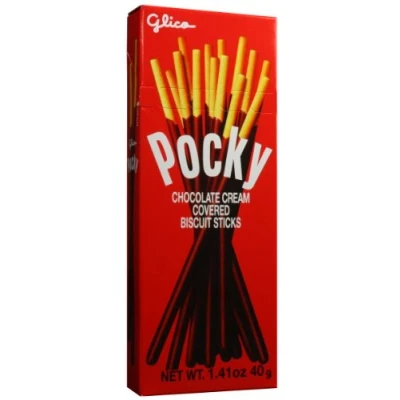 Image of Pocky Chocolate Cream Covered Biscuit Sticks (Pack of 10)