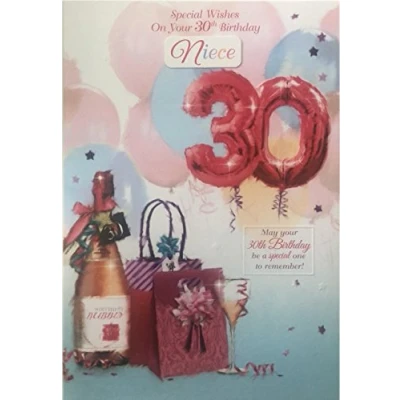 Image of 30Th Birthday Card Female Titles Daughter Wife Friend Sister Niece Granddaughter