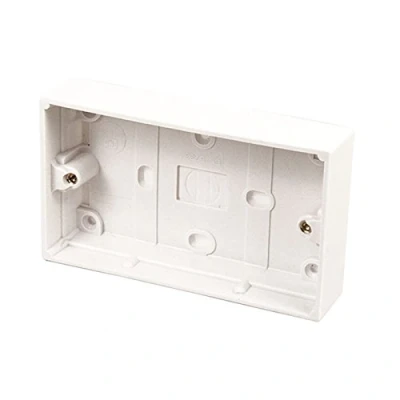 Image of kenable Surface Mount Back Box Pattress 2 Gang 25mm
