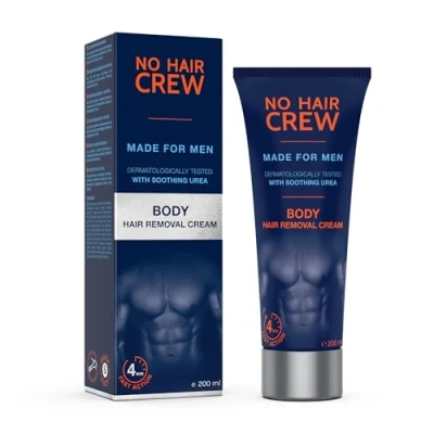 Image of NO Hair CREW Body Removal Cream Depilatory Cream. Made for Men, 200 ml