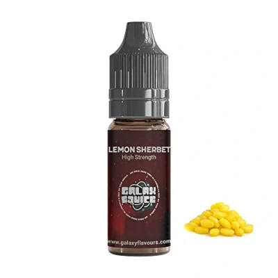 Image of Lemon Sherbet High Strength Flavouring 230+ Flavours Galaxy Food 50ml Bottle