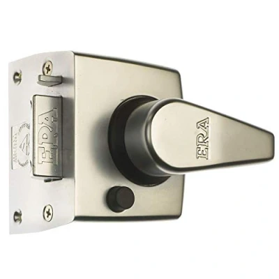 Image of ERA 1530 BS8621:2004 Auto Deadlocking Escape Nightlatch 40 1 40mm Satin Nickel/Satin Chrome