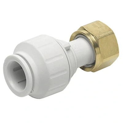 Image of JG Speedfit PEMSTC1514 Tap Connector, White, 15 x 1/2 Inch, Set of 5 Pieces