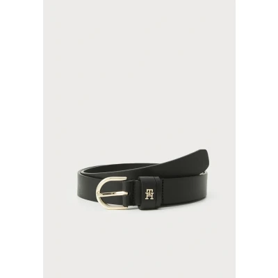 Image of Tommy Hilfiger Essential Effortless Belt, Women&#039;s, Size: 30, Black