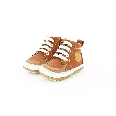 Image of Robeez Boy&#039;s Unisex Kids Migo Trainers, Brown (Camel 114), 9 12 Months UK Child