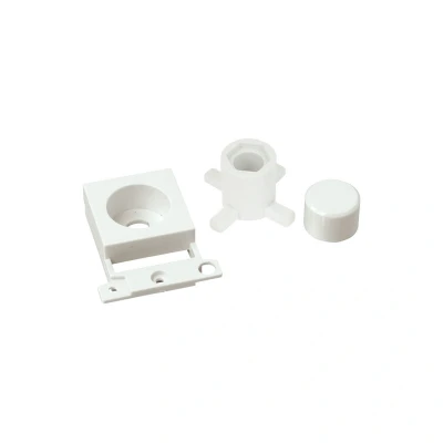 Image of Click Minigrid Dimmer Module Mounting Kit (Twin Width) White