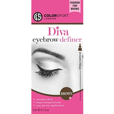 Image of COLORSPORT DIVA Eyebrow Definer Dark Brown