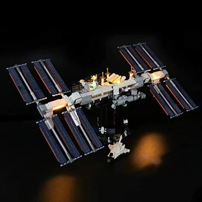 Image of BRIKSMAX Led Lighting Kit for Lego International Space Station,Compatible with 21321 Building Blocks Model Not Include the Set