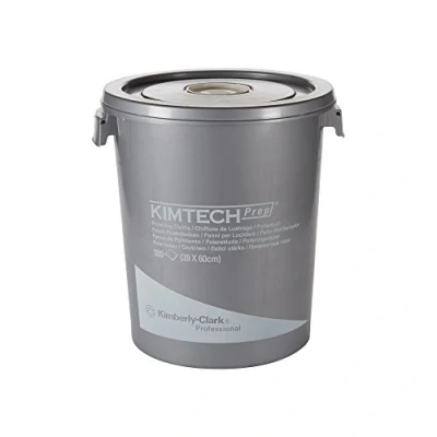 Image of Kimtech Polishing Cloths bucket 7213 1 x 300 cloths, white