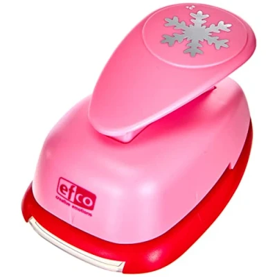 Image of Efco 1794059 Punch XL Snowflake 49 x 44 mm, Pink, 20 10 4 cm