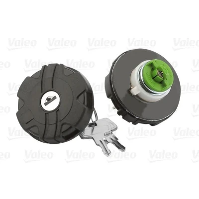 Image of 191201551A Cap, fuel tank VALEO 247538 with key black breather valve TOYOTA: HIACE 2 Kasten, MITSUBISHI: L300 / Delica III Van