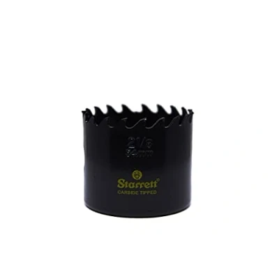 Image of Starrett Tungsten Carbide Tipped Hole Saw CT200 Deep Cut Holesaw Cutter For Wood Suspended Flooring Reinforced Concrete &amp; Fibreglass 51MM