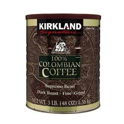 Image of KIRKLAND SIGNATURE Café 100 Percent Colombiano, 1.36 kg