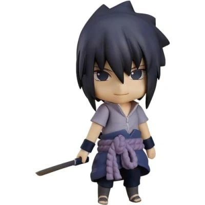 Image of GOODSMILE Naruto Shippuden Nendoroid PVC Action Figure Sasuke Uchiha 10 cm
