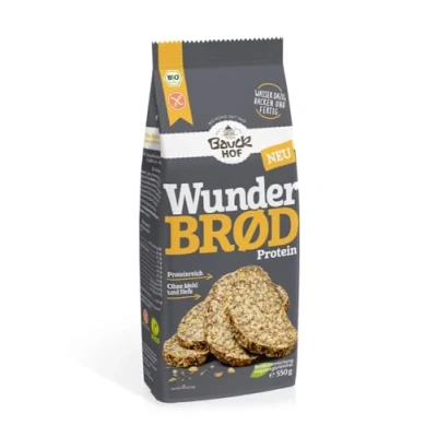 Image of BAUCKHOF: Wunderbrod Protein 550 g