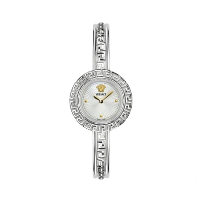 Image of Versace La Greca WoMens Silver Watch VE8C00324 Stainless Steel (archived) One Size