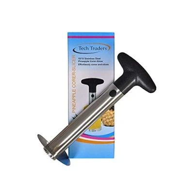 Image of Tech Traders New Stainless Steel Fruit Pineapple Slicer