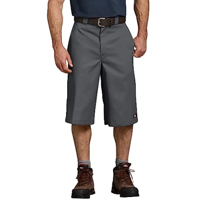 Image of Dickies Men&#039;s 15 Inch Inseam Work Short with Multi Use Pocket Utility Pants, Charcoal V1, 32