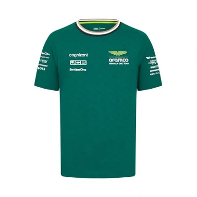 Image of Aston Martin F1 Men&#039;s 2024 Team Tshirt Green Size: 3X Large