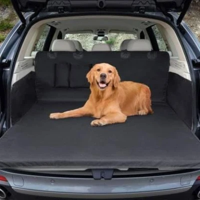 Image of Universal Car SUV Boot Liner Bumper Protector Cover Waterproof Pocket Easy to Clean Trunk Guard Covers Dog Mat Liners for Different Cars, SUV, Trucks