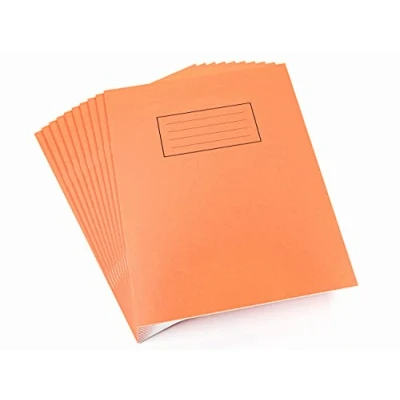 Image of Silvine Exercise Book 5mm Squares 80 Pages 229x178mm Orange Ref EX105 [Pack of 10]