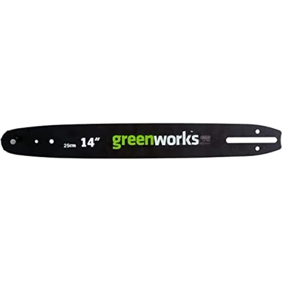 Image of Greenworks Original Guide Bar for Chainsaw (25 cm Replacement Suitable The Chainsaws GD40TCS of 40 V Series by Greenworks)