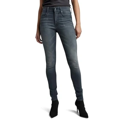 Image of G Star Women&#039;s Lhana Skinny Jeans, Blue (antic chert grey D19079 9882 B145), 30W / 30L