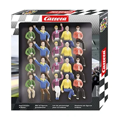 Image of Carrera 20021129 Set of Figures Grandstand Slot Car Racing Accessory, Multicolor