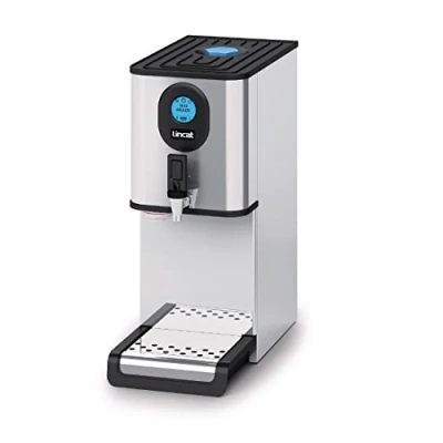 Image of Lincat 3 kW Automatic Water Boiler 11 Litre EB3FX, Black &amp; Stainless Steel, Features FilterFlow, 31 Litre/hr Output, Size: 596(H) x 250(W) 525(D)mm, Temperature Range: 70 to 98C, CS570