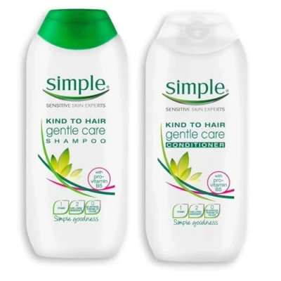 Image of Simple Kind to Hair Shampoo and Conditioner 200ml