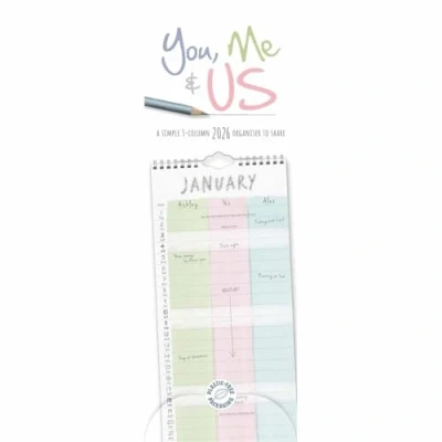 Image of You, Me &amp; Us Couples Slim Planner 2026