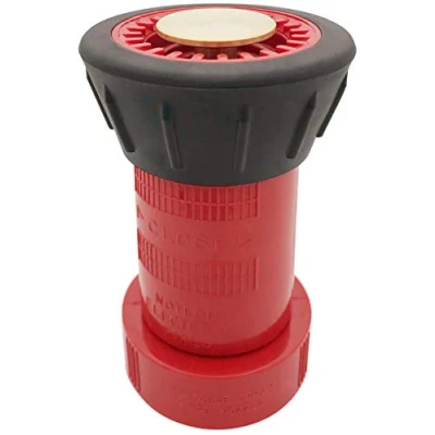 Image of RosyOcean Fire Hose Nozzle 1 1/2 Inch NST/NH Thermoplastic Equipment Industial Heavey Duty Spray Jet Fog
