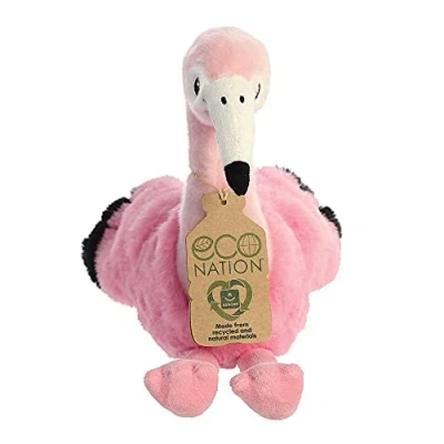 Image of Aurora, 35005, Eco Nation Flamingo, 9.5In, Soft Toy, Pink
