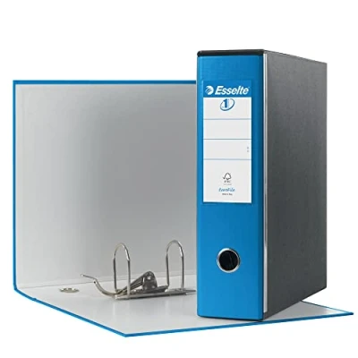 Image of Esselte Eurofile Binder with Lever Mechanism and case Dorso 8 cm Green