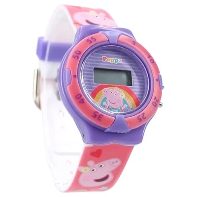 Image of Vadobag Peppa Pig Kids Time Digital Watch for pink, Minimalist