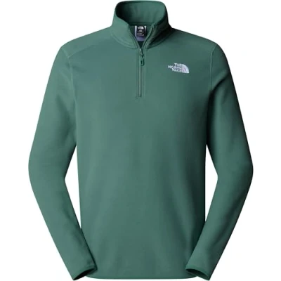 Image of The North Face Glacier 1/4 ZIP Fleece jumper, Men&#039;s, Size: XS, Duck green
