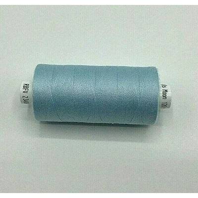Image of Baby Blue m100 Coats Moon Sewing Machine Polyester Overlocking Thread Cotton 1000 Yard x 1 Reel