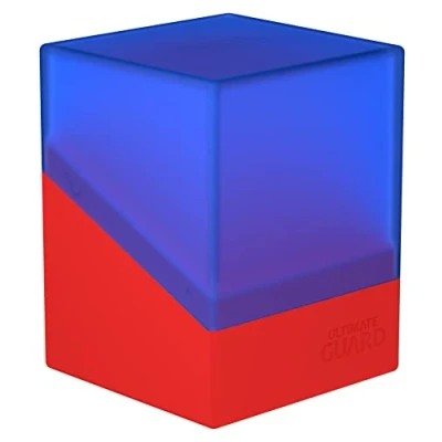 Image of Ultimate Guard Boulder Deck Case 100+ SYNERGY Blue/Red