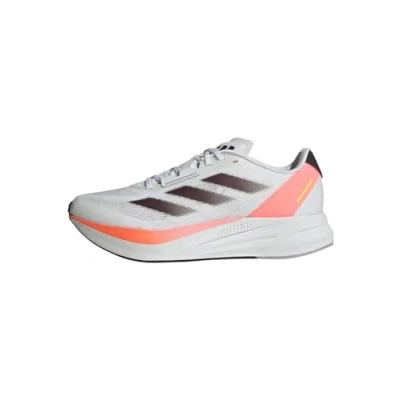 Image of adidas Men&#039;s Duramo Speed Running Shoes, Cloud White/Aurora Met/Solar Red, 3.5 UK