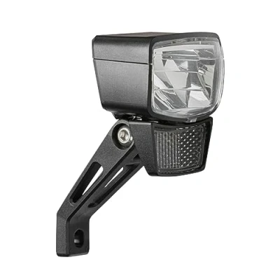 Image of AXA Dynamo LED Headlight Nxt 60 Steady Switch Black Lux SB Packaging