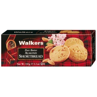 Image of Walkers Almond Shortbread 150g